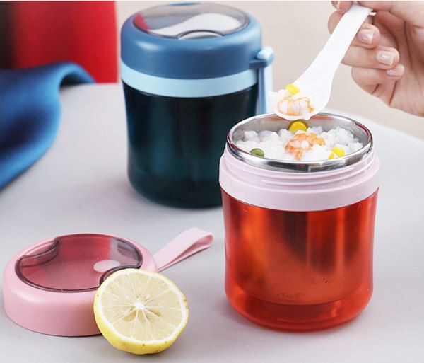 Nerūdijančio plieno vakuuminis kolbos maisto indelis